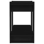vidaXL Bibliotecă/Separator cameră, negru, 80x30x51 cm