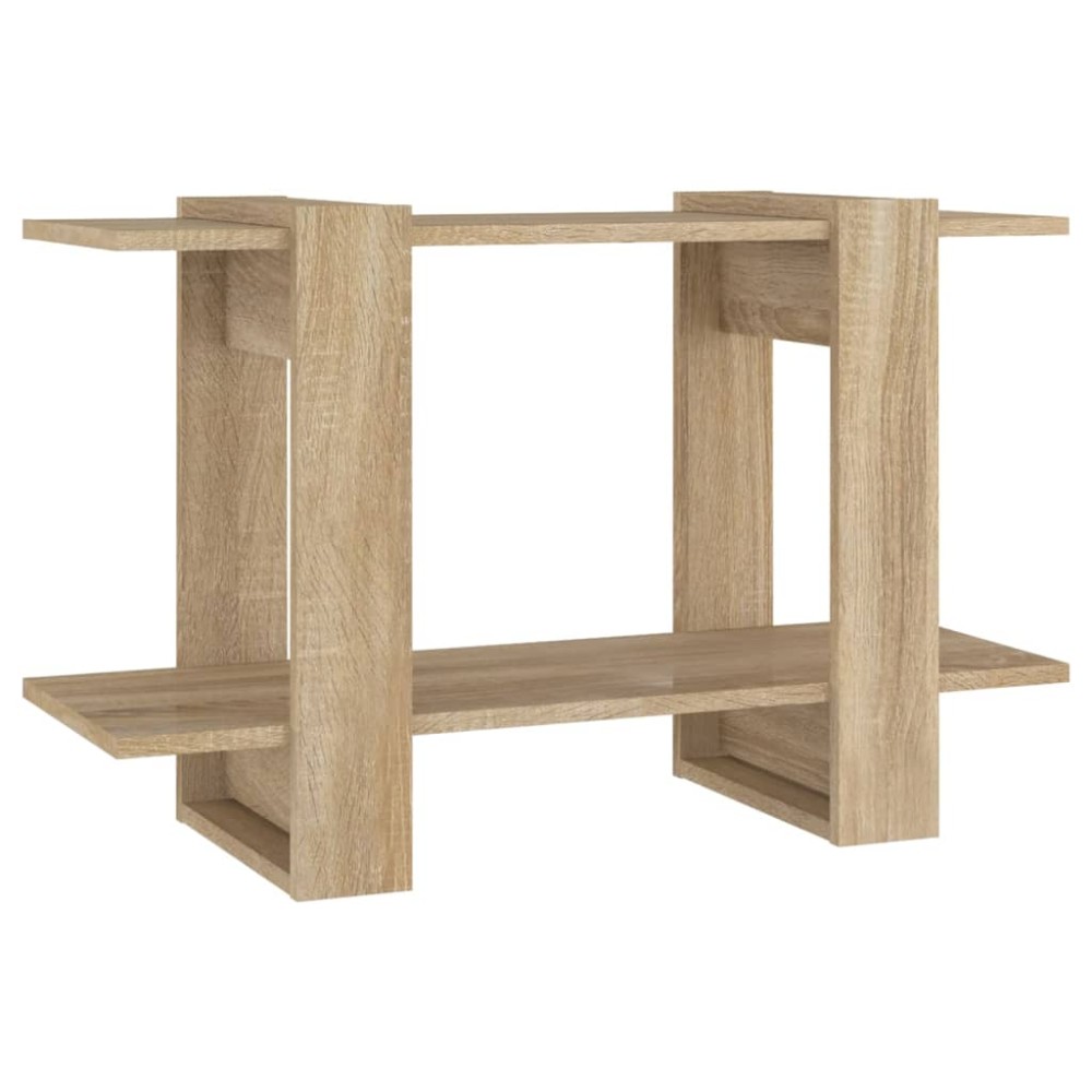 vidaXL Bibliotecă/Separator cameră, stejar sonoma, 80x30x51 cm