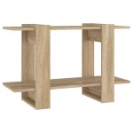 vidaXL Bibliotecă/Separator cameră, stejar sonoma, 80x30x51 cm vidaXL Bibliotecă/Separator cameră, stejar sonoma, 80x30x51 cm