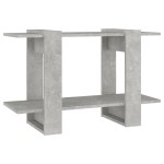 vidaXL Bibliotecă/Separator cameră, gri beton, 80x30x51 cm