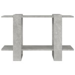 vidaXL Bibliotecă/Separator cameră, gri beton, 80x30x51 cm