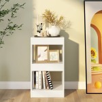 vidaXL Bibliotecă/Separator cameră, alb, 40x30x72 cm