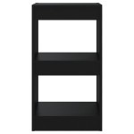 vidaXL Bibliotecă/Separator cameră, negru, 40x30x72 cm vidaXL Bibliotecă/Separator cameră, negru, 40x30x72 cm