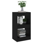 vidaXL Bibliotecă/Separator cameră, negru, 40x30x72 cm vidaXL Bibliotecă/Separator cameră, negru, 40x30x72 cm