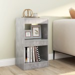 vidaXL Bibliotecă/Separator cameră, gri beton, 40x30x72 cm vidaXL Bibliotecă/Separator cameră, gri beton, 40x30x72 cm