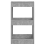 vidaXL Bibliotecă/Separator cameră, gri beton, 40x30x72 cm vidaXL Bibliotecă/Separator cameră, gri beton, 40x30x72 cm