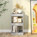 vidaXL Bibliotecă/Separator cameră, gri beton, 40x30x72 cm vidaXL Bibliotecă/Separator cameră, gri beton, 40x30x72 cm