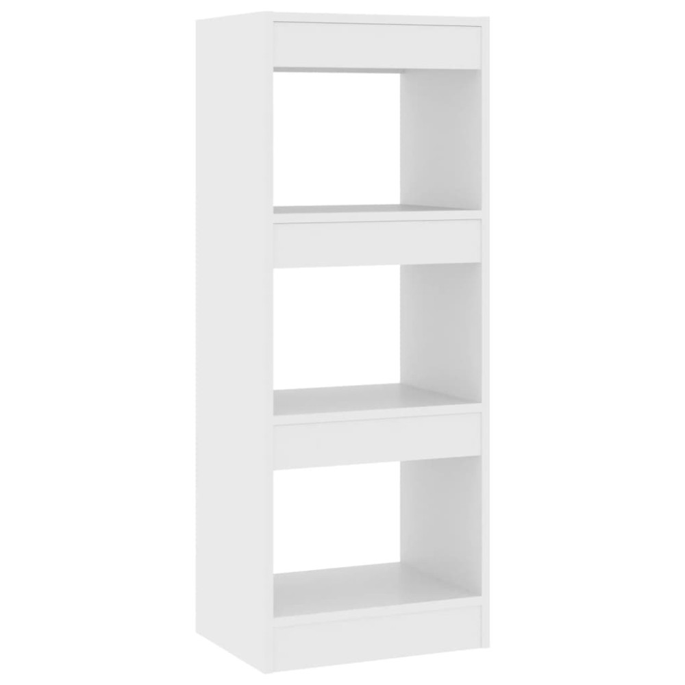 vidaXL Bibliotecă/Separator cameră, alb, 40x30x103 cm, PAL