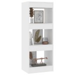 vidaXL Bibliotecă/Separator cameră, alb, 40x30x103 cm, PAL