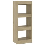 vidaXL Bibliotecă/Separator cameră, stejar sonoma, 40x30x103 cm, PAL vidaXL Bibliotecă/Separator cameră, stejar sonoma, 40x30x103 cm, PAL