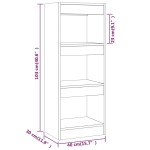vidaXL Bibliotecă/Separator cameră, stejar sonoma, 40x30x103 cm, PAL vidaXL Bibliotecă/Separator cameră, stejar sonoma, 40x30x103 cm, PAL