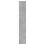 vidaXL Bibliotecă/Separator cameră, gri beton, 40x30x166 cm