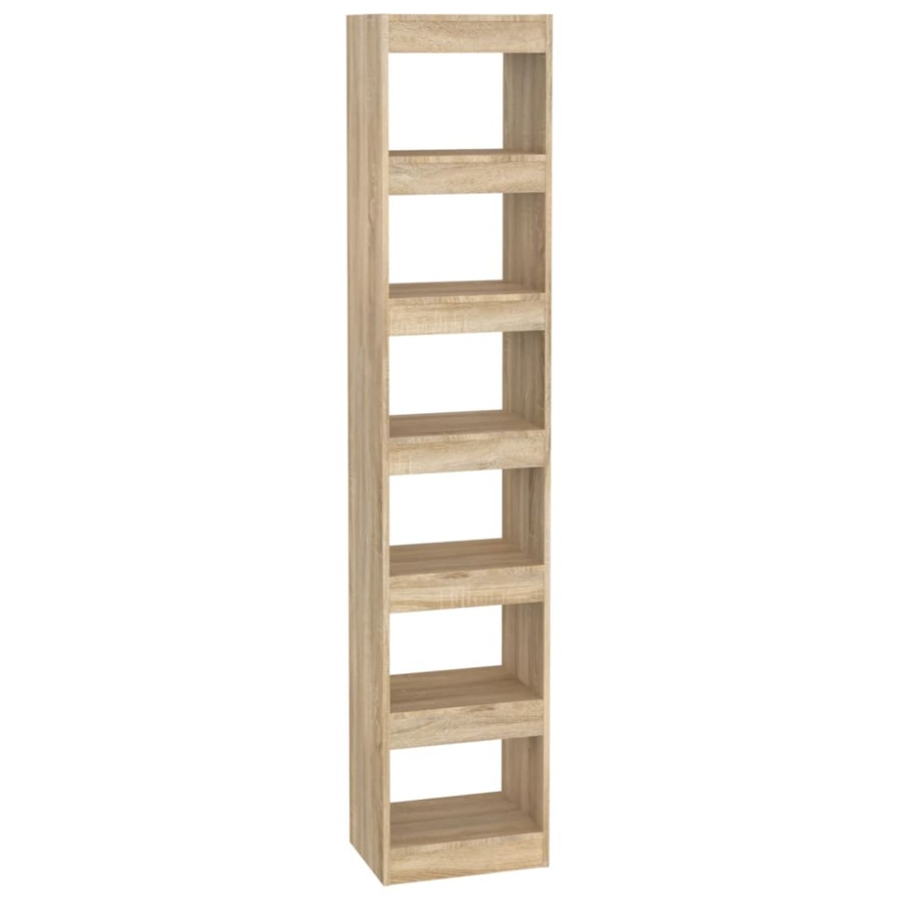 vidaXL Bibliotecă/Separator cameră, stejar sonoma, 40x30x198 cm