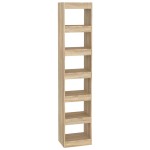 vidaXL Bibliotecă/Separator cameră, stejar sonoma, 40x30x198 cm vidaXL Bibliotecă/Separator cameră, stejar sonoma, 40x30x198 cm