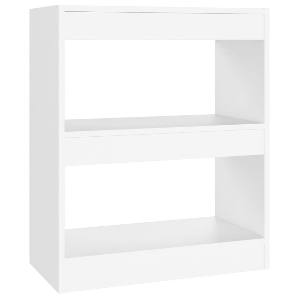 vidaXL Bibliotecă/Separator cameră, alb, 60x30x72 cm