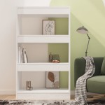vidaXL Bibliotecă/Separator cameră, alb extralucios, 60x30x103 cm, PAL