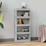 vidaXL Bibliotecă/Separator gri beton 60x30x135cm lemn prelucrat vidaXL Bibliotecă/Separator gri beton 60x30x135cm lemn prelucrat