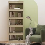 vidaXL Bibliotecă/Separator cameră, stejar sonoma, 60x30x166 cm, PAL vidaXL Bibliotecă/Separator cameră, stejar sonoma, 60x30x166 cm, PAL