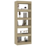 vidaXL Bibliotecă/Separator cameră, stejar sonoma, 60x30x166 cm, PAL vidaXL Bibliotecă/Separator cameră, stejar sonoma, 60x30x166 cm, PAL