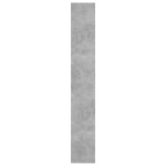 vidaXL Bibliotecă/Separator cameră, gri beton, 60x30x198 cm