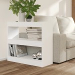vidaXL Bibliotecă/Separator cameră, alb, 80x30x72 cm