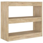vidaXL Bibliotecă/Separator cameră, stejar sonoma, 80x30x72 cm vidaXL Bibliotecă/Separator cameră, stejar sonoma, 80x30x72 cm