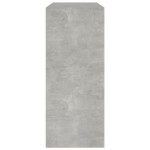 vidaXL Bibliotecă/Separator cameră, gri beton, 80x30x72 cm