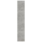 vidaXL Bibliotecă/Separator cameră, gri beton, 80x30x166 cm, PAL