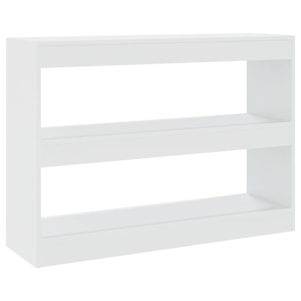 vidaXL Bibliotecă/Separator cameră, alb, 100x30x72 cm