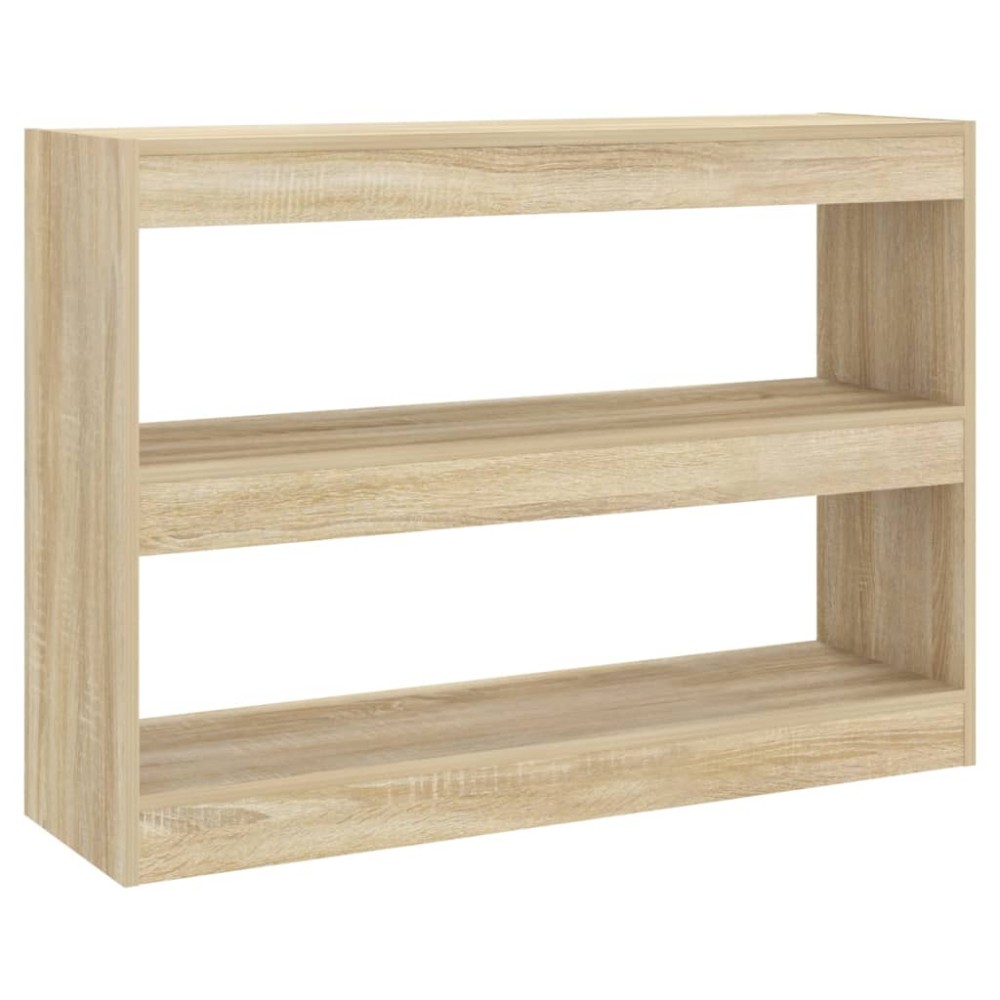 vidaXL Bibliotecă/Separator cameră, stejar sonoma, 100x30x72 cm