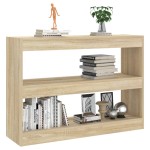 vidaXL Bibliotecă/Separator cameră, stejar sonoma, 100x30x72 cm vidaXL Bibliotecă/Separator cameră, stejar sonoma, 100x30x72 cm