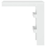 vidaXL Masă bar de perete, alb, 102x45x103,5 cm, lemn compozit vidaXL Masă bar de perete, alb, 102x45x103,5 cm, lemn compozit