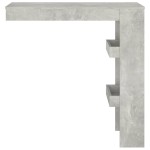 vidaXL Masă bar de perete gri beton 102x45x103,5 cm lemn compozit vidaXL Masă bar de perete gri beton 102x45x103,5 cm lemn compozit