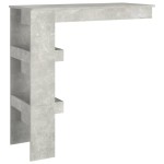 vidaXL Masă bar de perete gri beton 102x45x103,5 cm lemn compozit vidaXL Masă bar de perete gri beton 102x45x103,5 cm lemn compozit