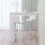vidaXL Masă bar de perete alb extralucios 102x45x103,5cm lemn compozit vidaXL Masă bar de perete alb extralucios 102x45x103,5cm lemn compozit
