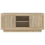 vidaXL Comodă TV, stejar sonoma, 102x35x45 cm, lemn prelucrat vidaXL Comodă TV, stejar sonoma, 102x35x45 cm, lemn prelucrat