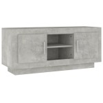 vidaXL Comodă TV, gri beton, 102x35x45 cm, lemn prelucrat vidaXL Comodă TV, gri beton, 102x35x45 cm, lemn prelucrat