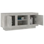 vidaXL Comodă TV, gri beton, 102x35x45 cm, lemn prelucrat vidaXL Comodă TV, gri beton, 102x35x45 cm, lemn prelucrat