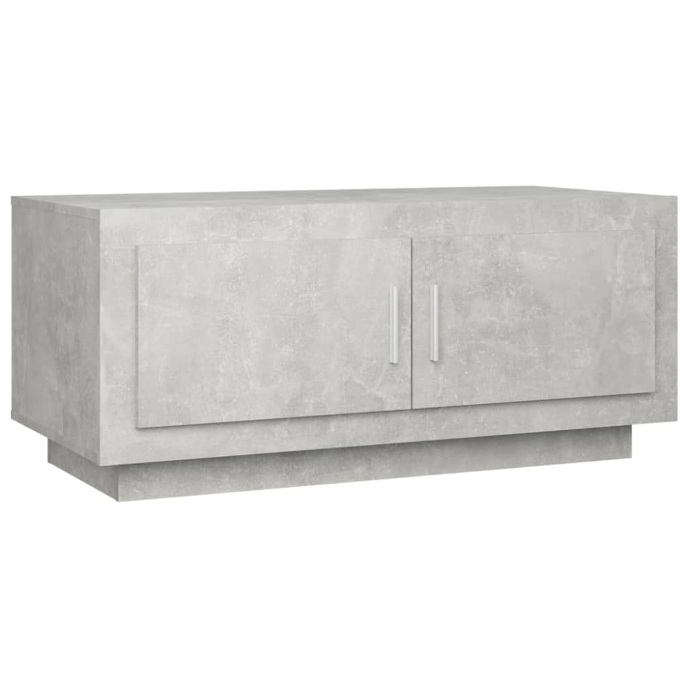 vidaXL Măsuță de cafea, gri beton, 102x50x45 cm, lemn prelucrat