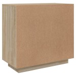 vidaXL Dulap, stejar sonoma, 80x40x75 cm, lemn compozit