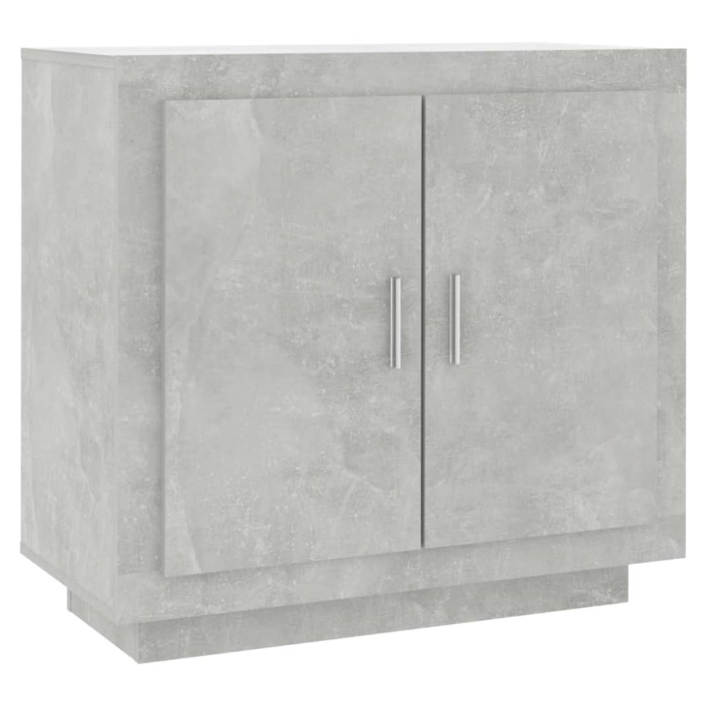 vidaXL Dulap, gri beton, 80x40x75 cm, lemn prelucrat