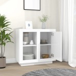 vidaXL Dulap, alb, 80x40x75 cm vidaXL Dulap, alb, 80x40x75 cm