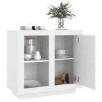 vidaXL Dulap, alb, 80x40x75 cm vidaXL Dulap, alb, 80x40x75 cm