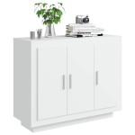 vidaXL Dulap, alb, 92x35x75 cm, lemn compozit