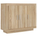 vidaXL Dulap, stejar sonoma, 92x35x75 cm, lemn compozit
