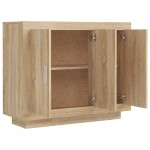 vidaXL Dulap, stejar sonoma, 92x35x75 cm, lemn compozit