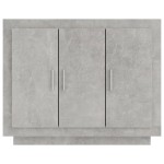 vidaXL Dulap, gri beton, 92x35x75 cm, lemn compozit vidaXL Dulap, gri beton, 92x35x75 cm, lemn compozit