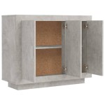 vidaXL Dulap, gri beton, 92x35x75 cm, lemn compozit vidaXL Dulap, gri beton, 92x35x75 cm, lemn compozit