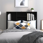 vidaXL Tăblie de pat cu dulap, negru, 100x19x103,5 cm vidaXL Tăblie de pat cu dulap, negru, 100x19x103,5 cm
