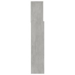 vidaXL Tăblie de pat cu dulap, gri beton, 120x19x103,5 cm vidaXL Tăblie de pat cu dulap, gri beton, 120x19x103,5 cm
